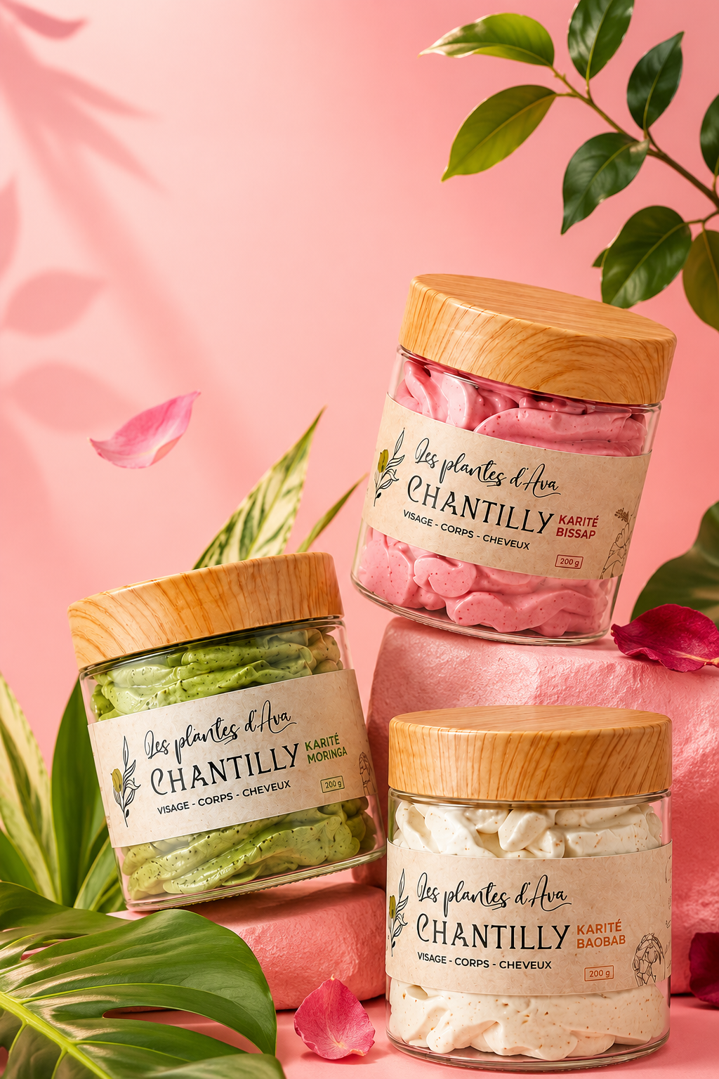 * Lots découverte (3 produits) : Karité Chantilly, Karité au Moringa, Karité au Bissap, Karité au Baobab